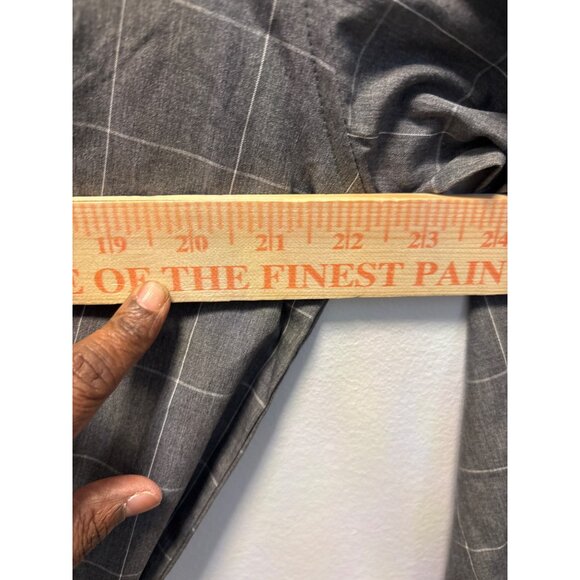 Polo Ralph Lauren Mens Grey Plaid Cotton Robe Size S/M - Picture 6 of 9